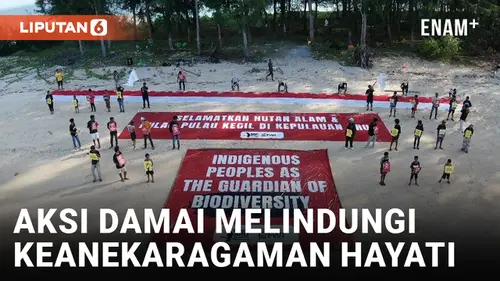 VIDEO: Demi Perlindungan Keanekaragaman Hayati, Masyarakat Adat Kepulauan Aru Gelar Aksi Damai