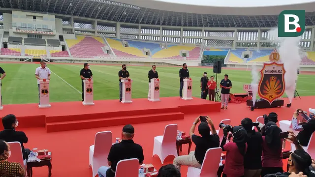 Seremonial launching homebase baru Bhayangkara Solo FC