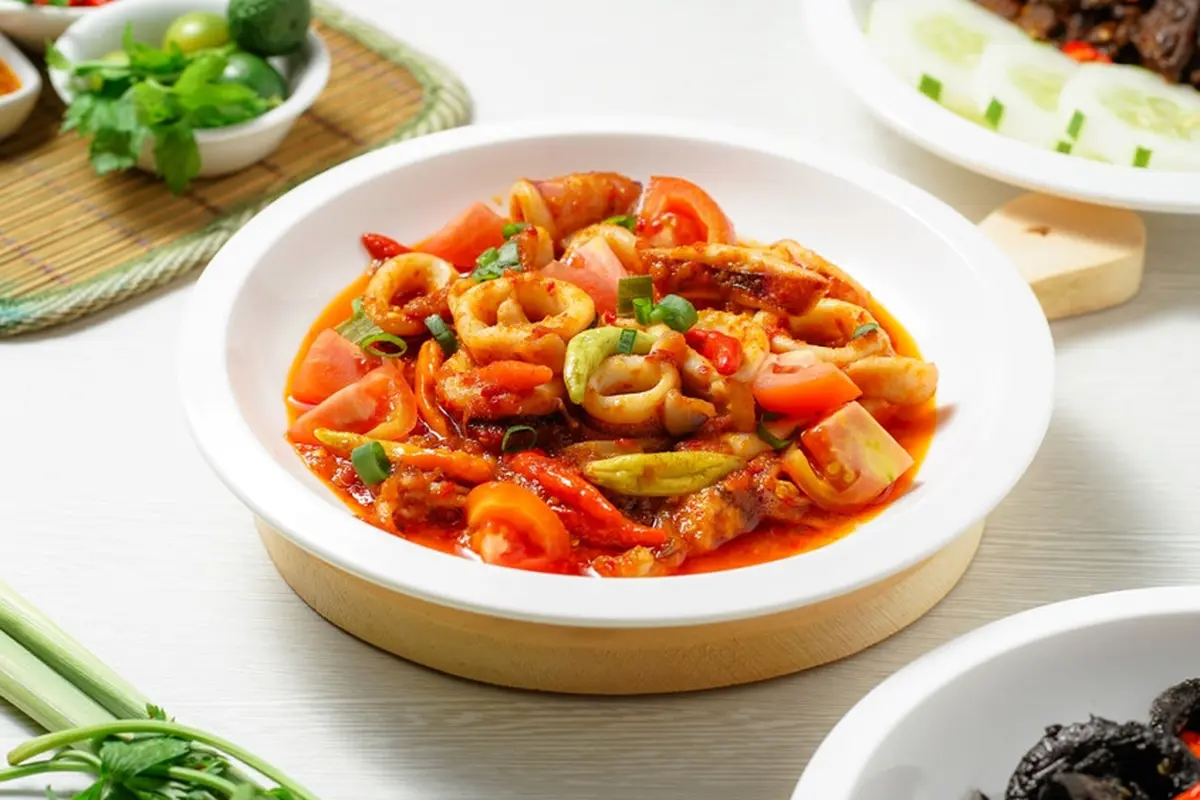 cumi asam manis pedas