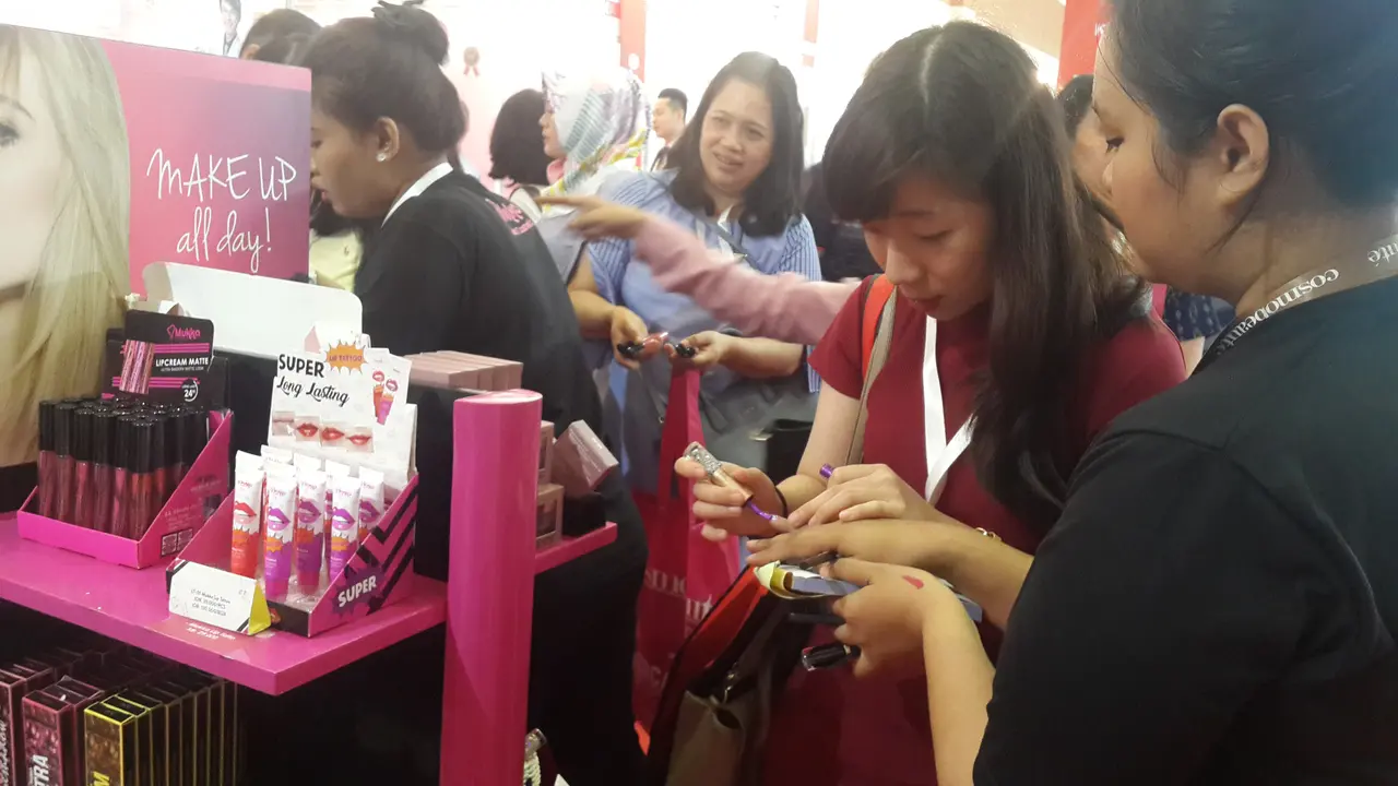 Pameran kecantikan Cosmobeaute Indonesia 2017