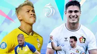 BRI Liga 1 - Barito Putera Vs Persik Kediri - Duel Antarlini: Murilo, Eksel Runtukahu vs Ramiro Fergonzi, Ezra Walian (Bola.com/Adreanus Titus)