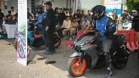 Yamaha menggelar kejuaraan balap motor dengan mesin standar di Riau pada 17-18 Mei 2025.