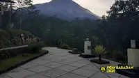 Penampakan Gunung Merapi pagi ini, Sabtu (7/11/2020). (Twitter @BPPTKG)