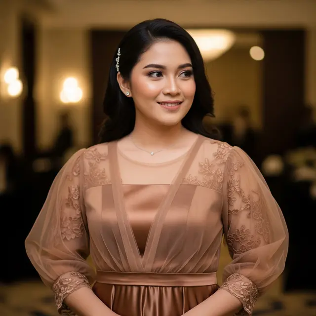 Model Baju Bridesmaid Coksu (Gemini AI)
