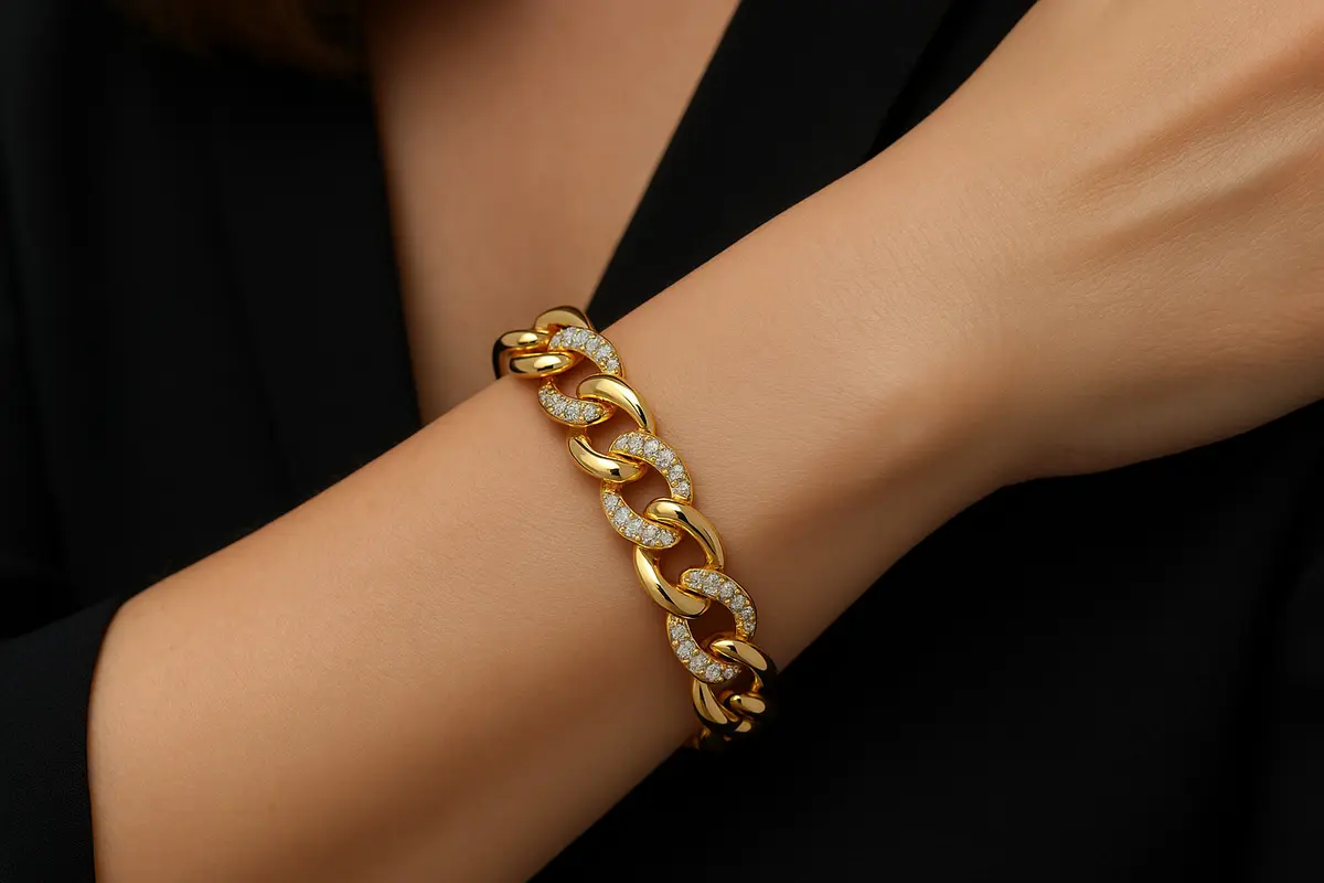 13 Model Gelang Emas Rantai 10 Gram yang Simpel, Koleksi Terbaru 2025 yang Layak Dimiliki