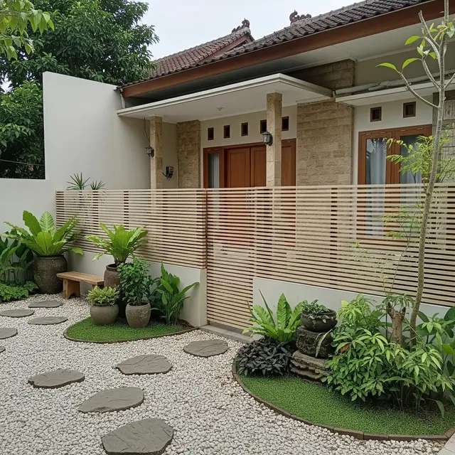 9 Model Kebun Rumah dengan Pijakan Batu ala Halaman Tempo Dulu, Ciptakan Pesona Klasik