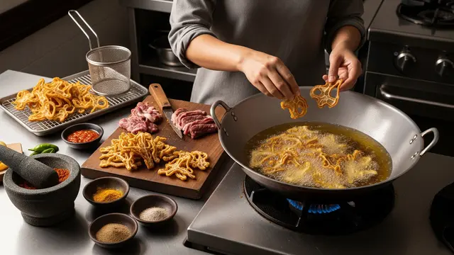 Resep Kronyos Sapi Goreng
