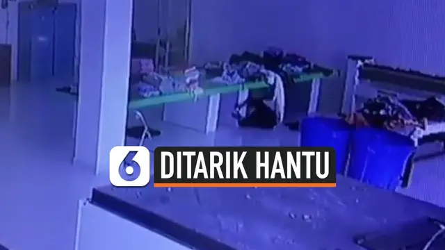 VIDEO: Terekam CCTV, Petugas RS Ditarik Makhluk Halus