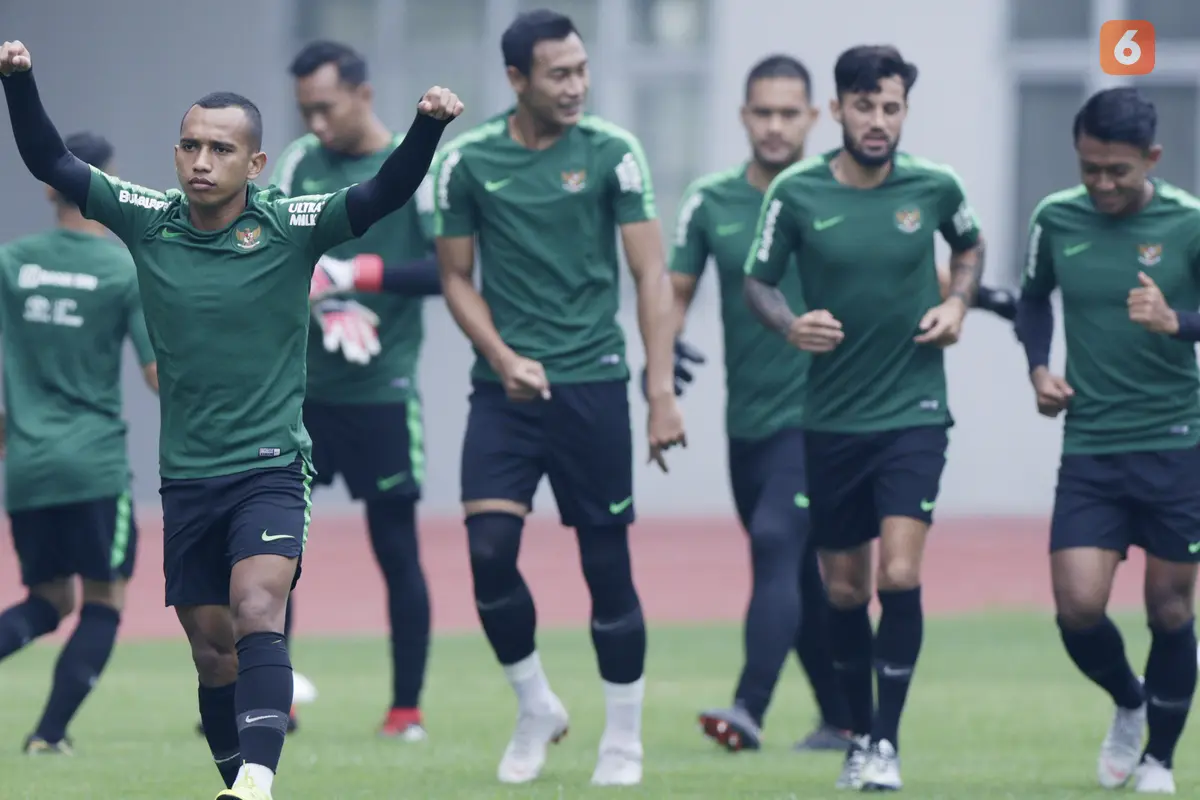 Piala AFF 2018 : Latihan Timnas Indonesia