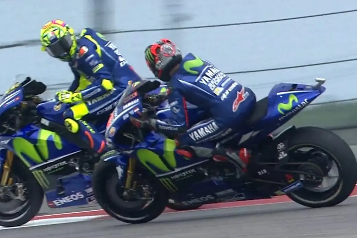 Maverick Vinales dan Valentino Rossi 