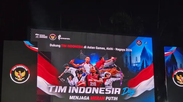 Kemeriahan Tim Indonesia Day di Kemang