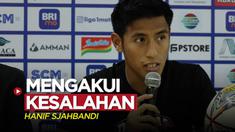 Berita video gelandang Persija Jakarta, Hanif Sjahbandi, mengakui kesalahan yang dilakukannya dalam laga kontra Barito Putera dalam lanjutan BRI Liga 1 2022/2023, Rabu (22/2/2023).