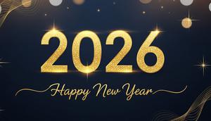 Ucapan Happy New Year 2026 (Ilustrasi AI)