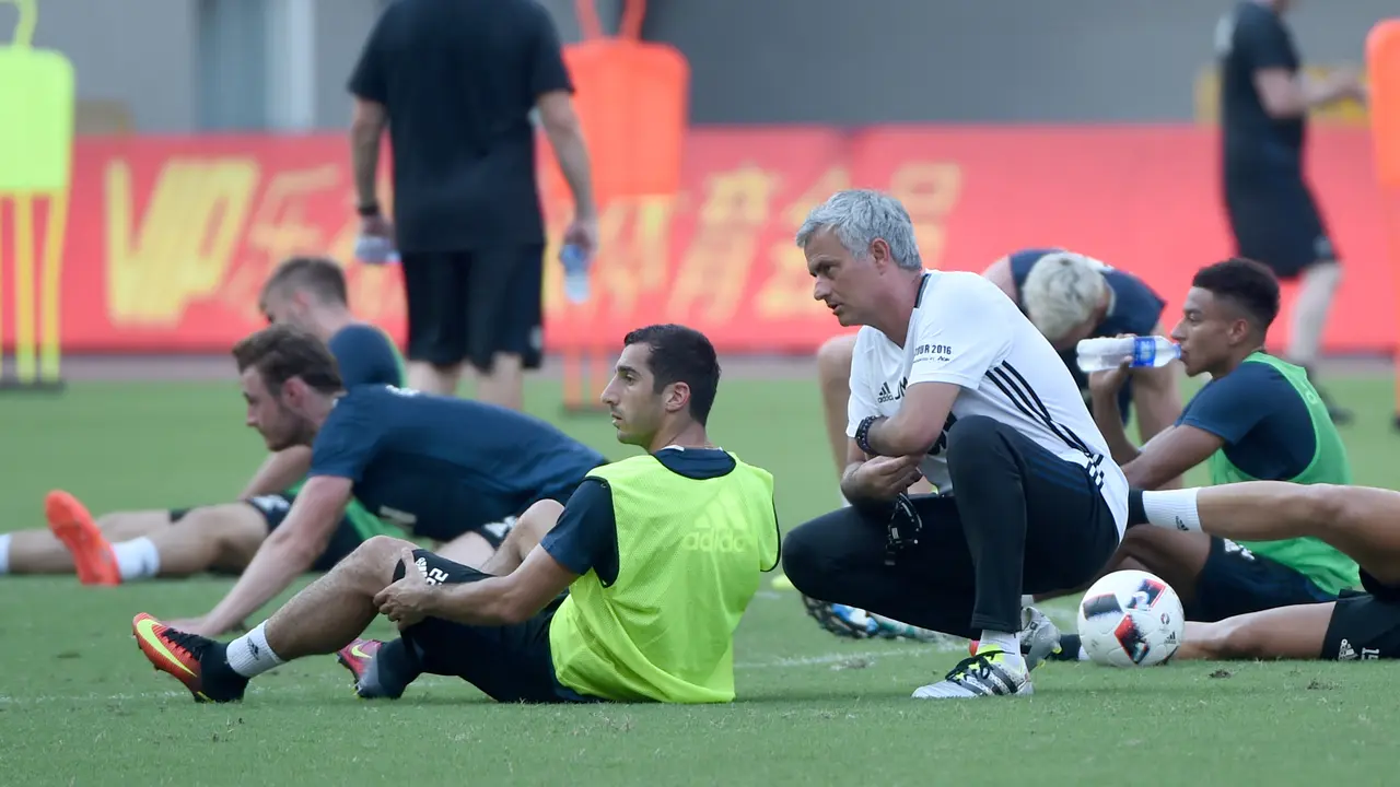 Pemain MU berlatih menghadapi International Champions Cup 2016