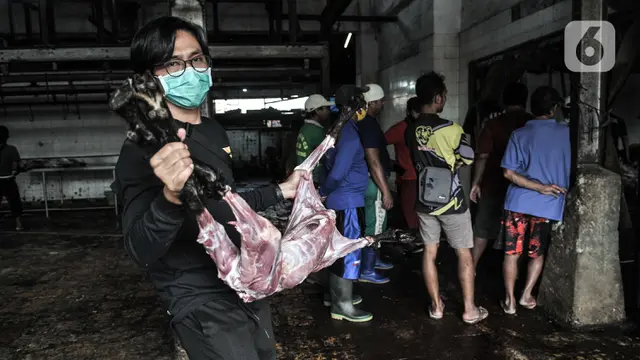 FOTO: Penyembelihan Hewan Kurban di Tengah Pandemi COVID-19