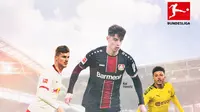 Bundesliga - Kai Havertz, Jadon Sancho, Timo Werner (Bola.com/Adreanus Titus)