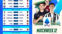 Dapatkan jadwal live streaming Serie A 2024/25 Matchweek ke 32 di Vidio pekan ini. Tonton dan dukung jagoan tim Italia kalian di Serie A 2024/25 pada matchweek ke 32 pekan ini hanya di layanan OTT Vidio. (sum. doc. vidio.com)