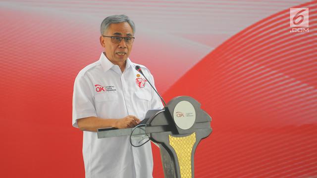 Sri Mulyani Letakkan Batu Pertama Pembangunan Indonesia Financial Center