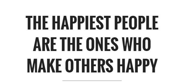 Membahagiakan orang lain bikin kita ikut bahagia./Copyright picturequotes.com