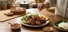 Ayam Ketumbar Tanpa Tepung (AI Generated)