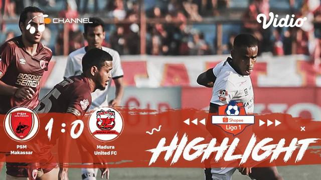 Laga lanjutan #ShopeeLiga1, mempertemukan #PSMMakassar vs #MaduraUnitedFC pada hari kamis sore (24/10/2019) berakhir dengan skor 1...
