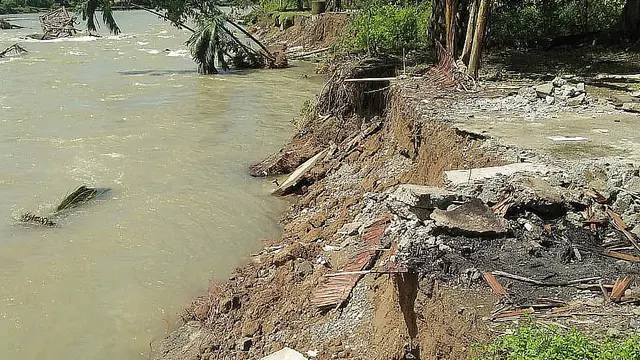 Erosi di Gampong Alue Keumang, Kecamatan Panteu Ceureumen, Aceh Barat (Ist)