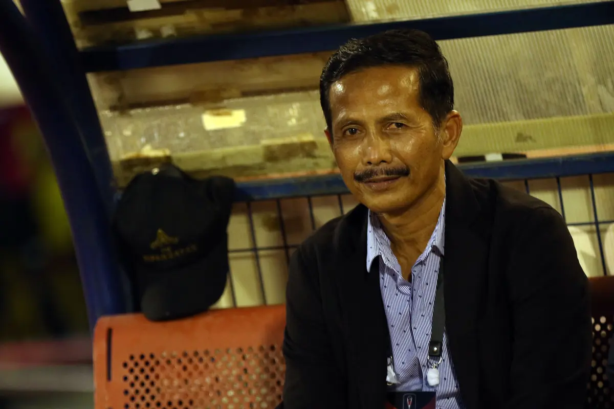 Pelatih Persib Bandung, Djadjang Nurdjaman (Liputan6.com / Helmi Fithriansyah)