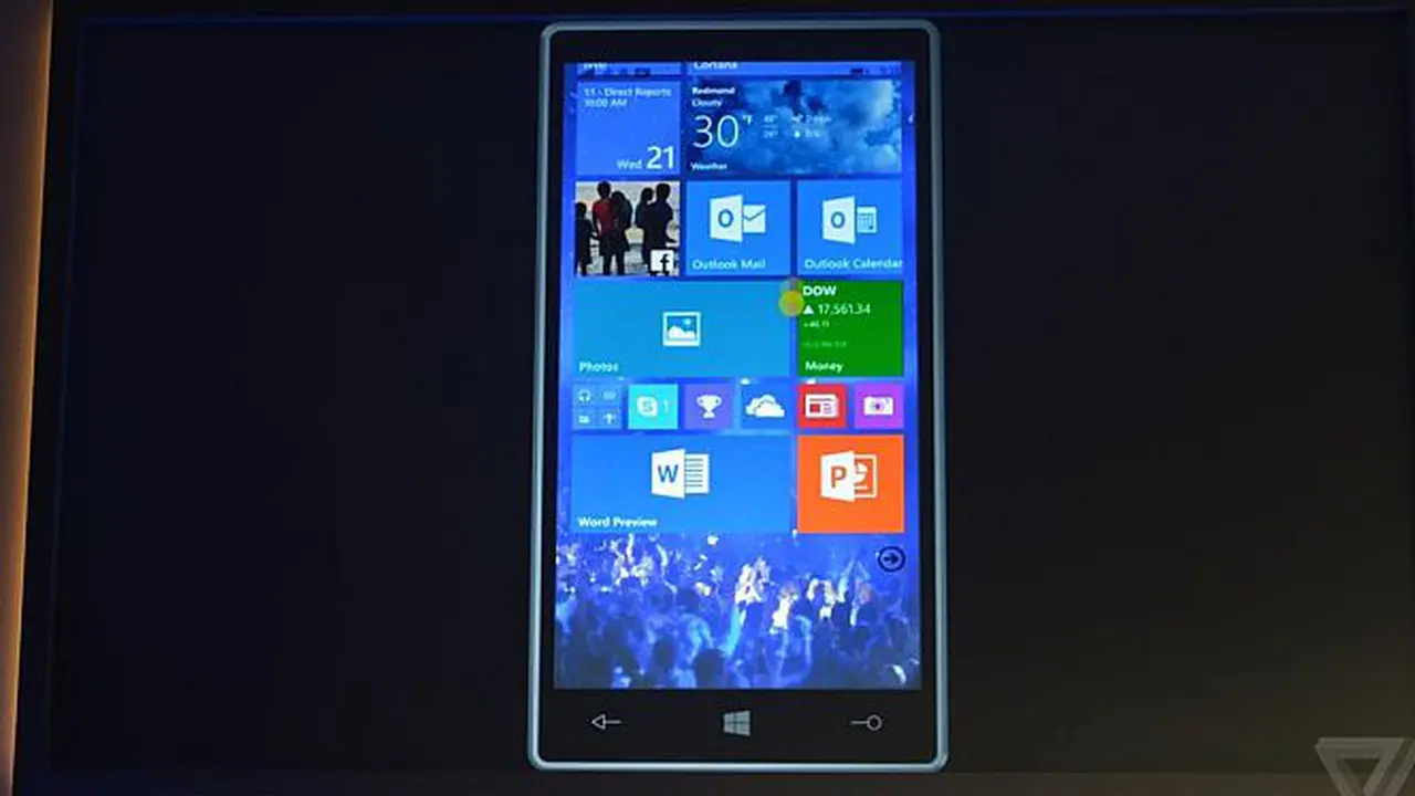 Windows 10 di smartphone