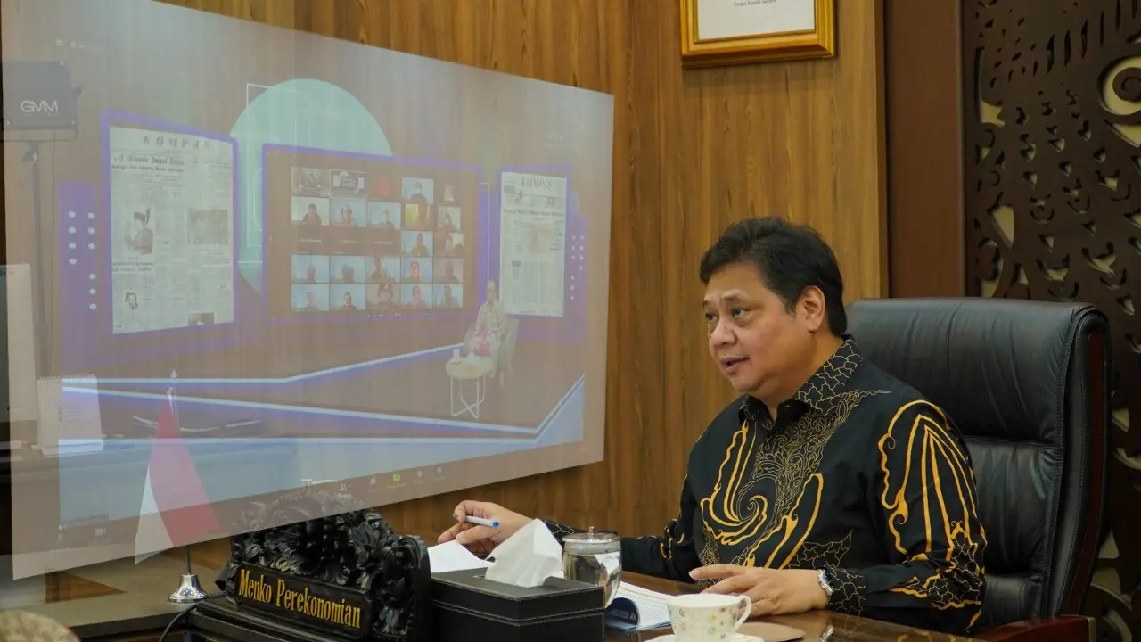 Menteri Koordinator Bidang Perekonomian Airlangga Hartarto
