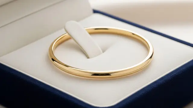 Gelang Emas Polos Tanpa Ornamen