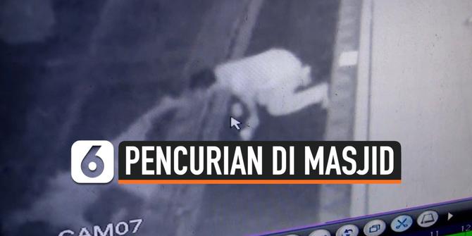 VIDEO: Rekaman CCTV Pencurian di Masjid setelah Dibuka di Masa PSBB Transisi