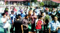 Narapida yang mendapat remisi di Lapas Kelas 2B Dompu, NTB (Liputan6.com)