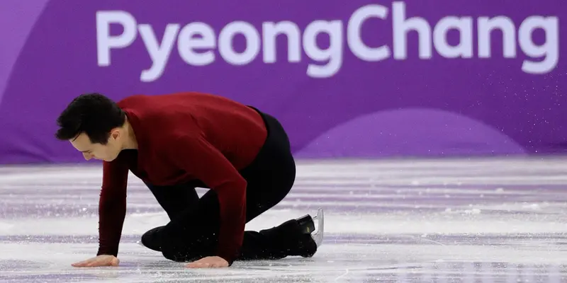 Atlet Ice Skating Terjatuh di Olimpiade Musim Dingin