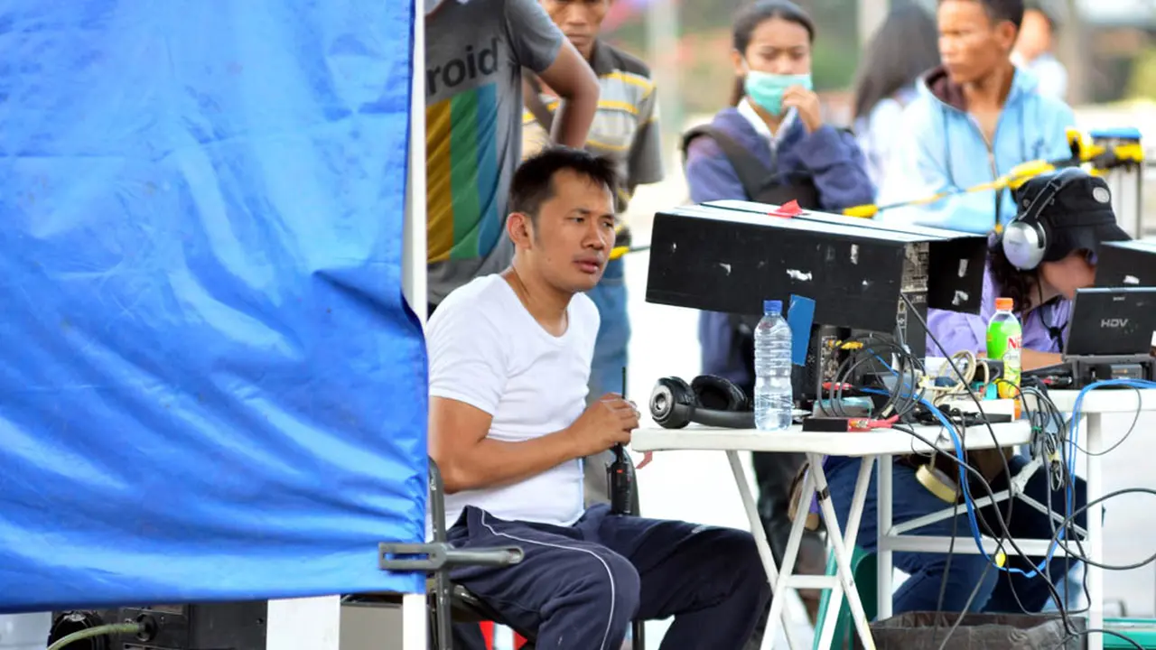 Suasana Proses Syuting Film Hijab di Kota Tua
