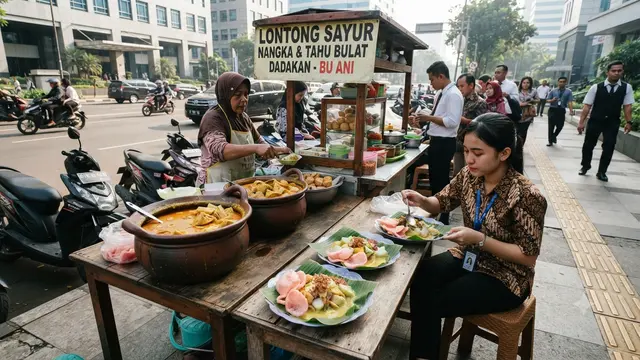 Ide Jualan Sederhana yang Sering Habis Sebelum Siang Model Jualan Lontong Sayur Padang