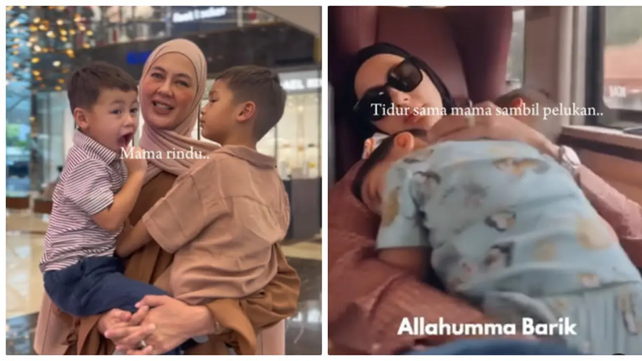 6 Potret Paula Verhoeven Peluk Cium Anaknya Sebelum Terpisah 6 Bulan, Pasrah dengan Keputusan Pengadilan
