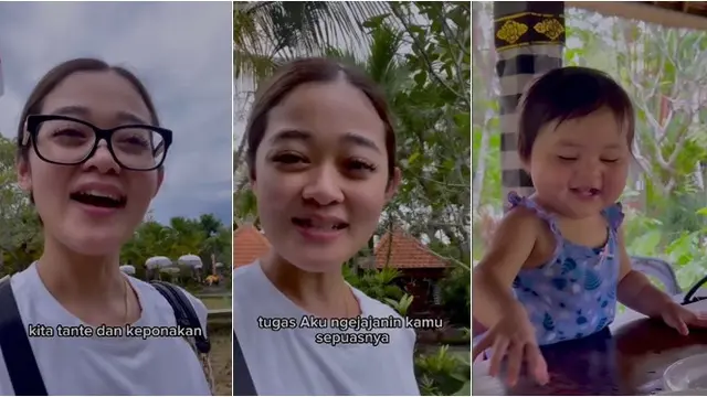6 Potret Kebersamaan Gisela Cindy dan Keponakan, Momong Anak Gracia Indri