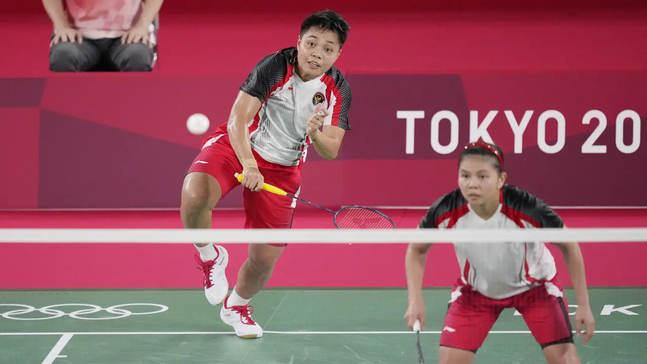 Foto: Greysia Polii / Apriyani Rahayu Buat Kejutan, Unggulan Pertama Olimpiade Tokyo 2020 Tumbang