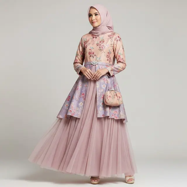 Model Gamis Brokat Kombinasi Cocok untuk Acara Apa?