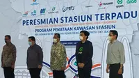 Menteri BUMN, Menhub dan Gubernur DKI Jakarta Resmikan Kawasan Stasiun Terpadu