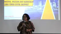 Kepala Bidang Perdagangan Internasional Dinas Perindustrian dan Perdagangan (Disperindag) Provinsi Jawa Timur, Desak Nyoman Siksiawati. (Foto: Liputan6/Dian Kurniawan)