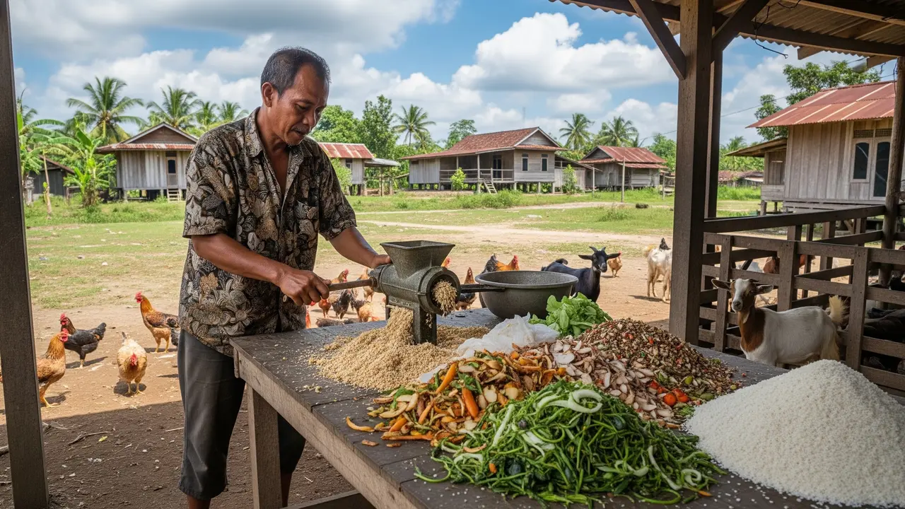 Ide Usaha Ternak Manfaatkan Limbah Rumah Tangga/Gemini AI