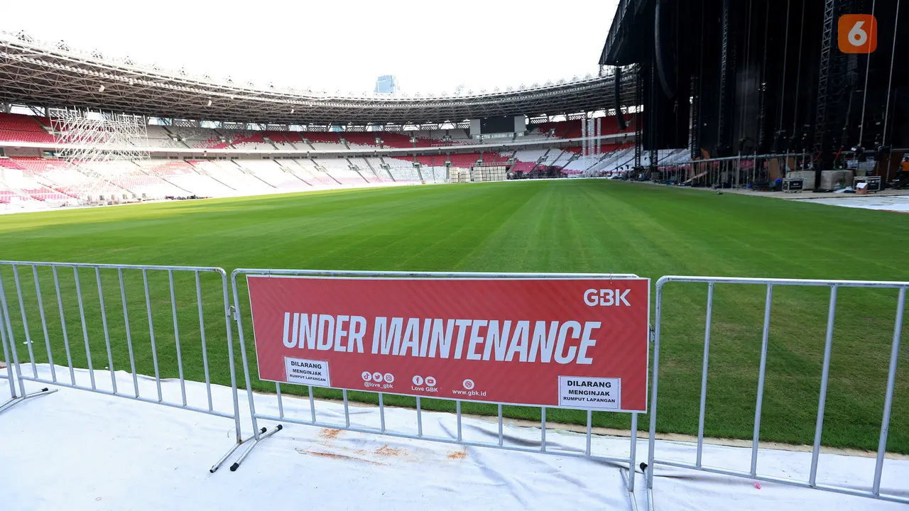 Foto: Menengok Kondisi Menyedihkan Rumput SUGBK yang Jadi Venue Piala Dunia U-20 2023 Imbas Pagelaran Dua Konser Musik