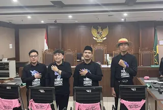 Delpedro dkk Jelang Sidang Vonis (Muhammad Radityo Priyasmoro/Liputan6.com)