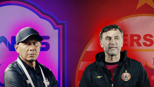 Duel Antarpelatih RANS Nusantara FC Vs Persija di Piala Presiden 2022, Rahmad Darmawan dengan Thomas Doll.