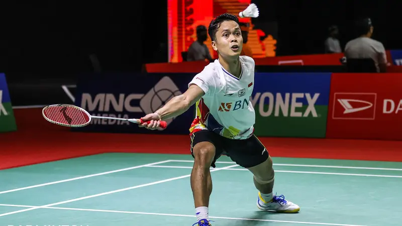 Foto: Ginting dan Gregoria Tumbang, Jonatan Christie Susah Payah Melaju ke Babak Kedua Indonesia Masters 2021