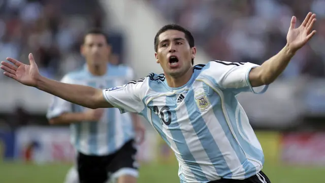 Lionel Messi dan Pemain Bintang Argetina Peraih Medali Emas Olimpiade 2008