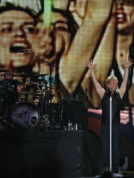 Dalam rangkaian tour asia 2015 ini Jakarta akan menjadi kota pertama yang akan dikunjungi oleh Jon Bon Jovi dan kawan-kawan. (Bintang/EPA)