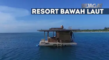 Manta Resort Pulau Pemba terletak empat meter di bawah permukaan