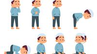 Ilustrasi salat. (Image by jcomp on Freepik)
